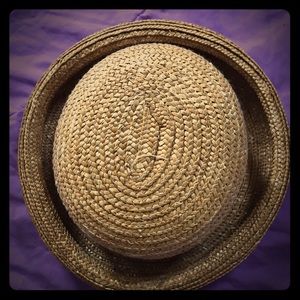 Vintage straw garden hat